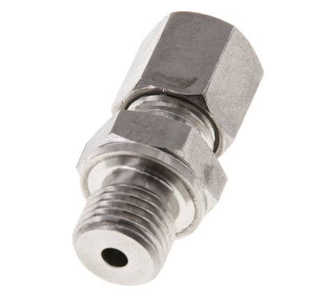 M14x1,5 Mâle x 6S Anneau de coupe droit en acier inoxydable 630 Bar DIN 2353