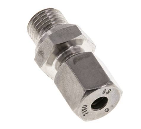 M14x1,5 Mâle x 6S Anneau de coupe droit en acier inoxydable 630 Bar DIN 2353