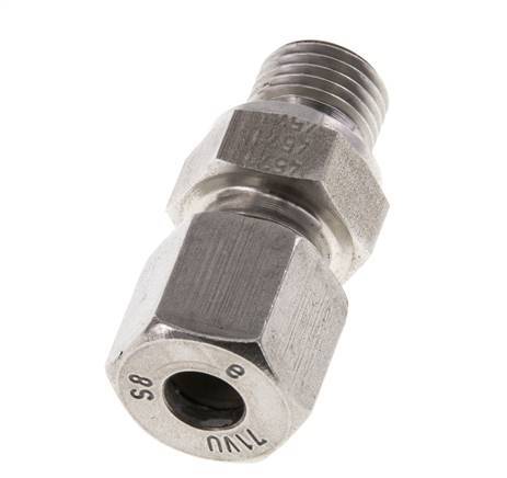 M14x1,5 Mâle x 8S Anneau de coupe droit en acier inoxydable 630 Bar DIN 2353