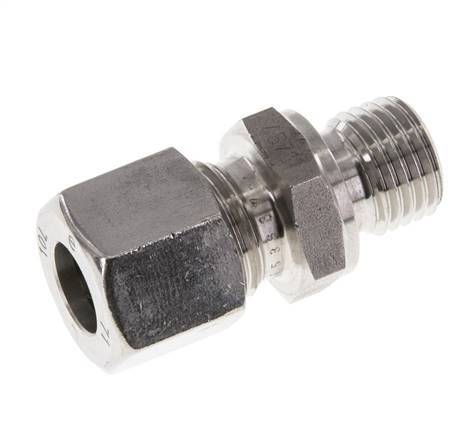 M14x1.5 Male x 10L Anneau de coupe droit en acier inoxydable 315 Bar DIN 2353