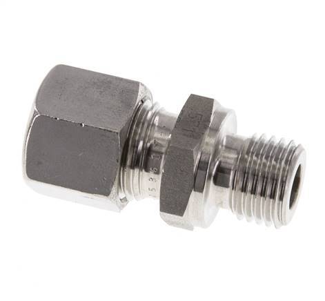 M14x1.5 Male x 10L Anneau de coupe droit en acier inoxydable 315 Bar DIN 2353