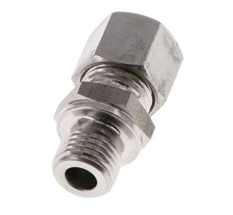 M14x1.5 Male x 10L Anneau de coupe droit en acier inoxydable 315 Bar DIN 2353