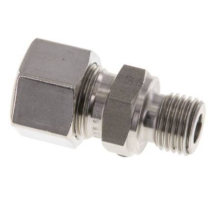 M14x1.5 Male x 12L Anneau de coupe droit en acier inoxydable 315 Bar DIN 2353