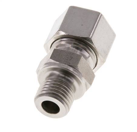 M14x1.5 Male x 12L Anneau de coupe droit en acier inoxydable 315 Bar DIN 2353