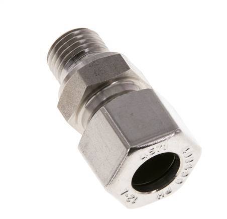 M14x1.5 Male x 12L Anneau de coupe droit en acier inoxydable 315 Bar DIN 2353