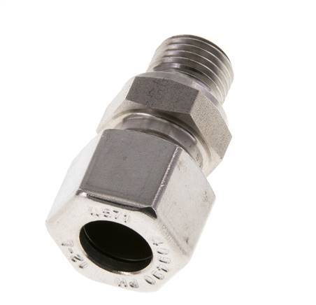 M14x1.5 Male x 12L Anneau de coupe droit en acier inoxydable 315 Bar DIN 2353