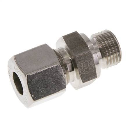 M16x1.5 Mâle x 10S Anneau de coupe droit en acier inoxydable 630 Bar DIN 2353