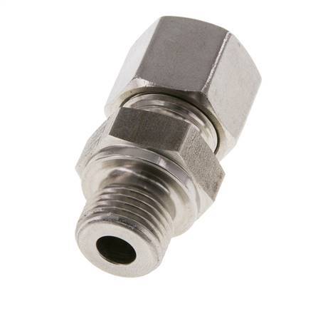 M16x1.5 Mâle x 10S Anneau de coupe droit en acier inoxydable 630 Bar DIN 2353