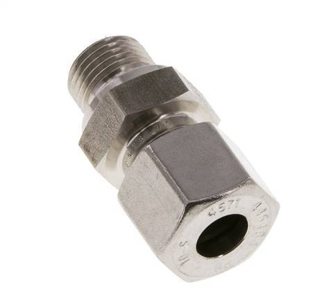 M16x1.5 Mâle x 10S Anneau de coupe droit en acier inoxydable 630 Bar DIN 2353