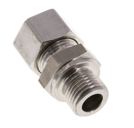 M16x1.5 Male x 12L Anneau de coupe droit en acier inoxydable 315 Bar DIN 2353