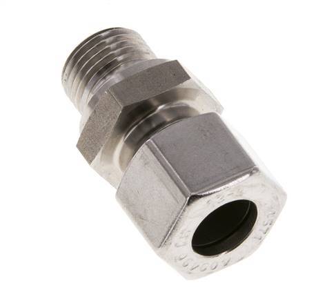 M16x1.5 Male x 12L Anneau de coupe droit en acier inoxydable 315 Bar DIN 2353