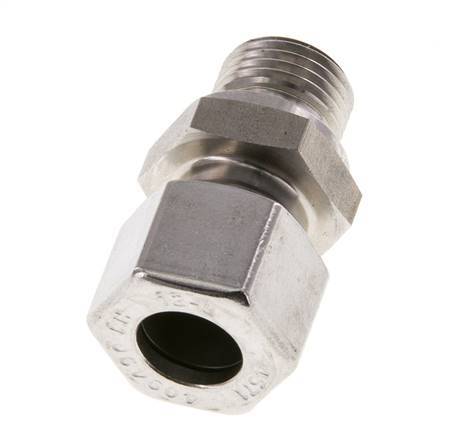 M16x1.5 Male x 12L Anneau de coupe droit en acier inoxydable 315 Bar DIN 2353