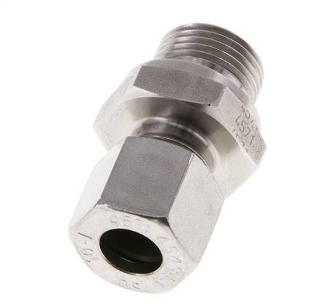 M18x1.5 Male x 10L Anneau de coupe droit en acier inoxydable 315 Bar DIN 2353