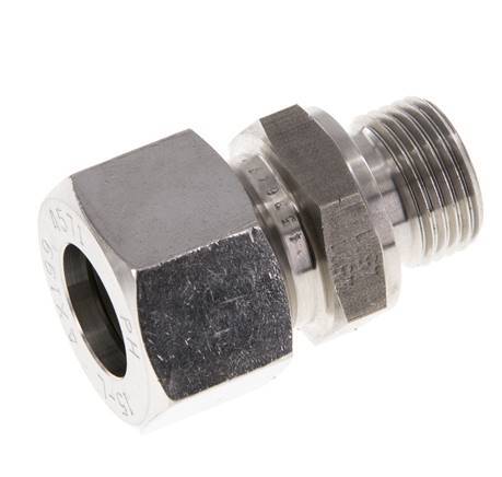 M18x1.5 Male x 15L Anneau de coupe droit en acier inoxydable 315 Bar DIN 2353