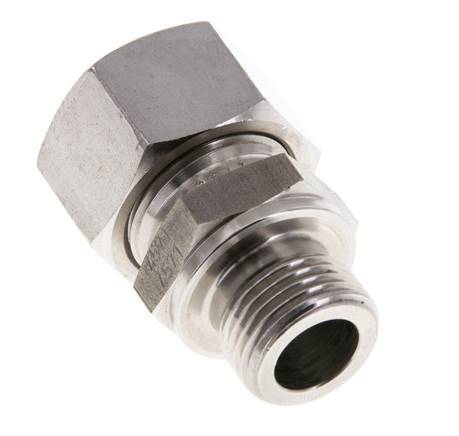 M18x1.5 Male x 15L Anneau de coupe droit en acier inoxydable 315 Bar DIN 2353