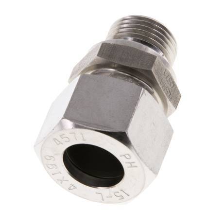 M18x1.5 Male x 15L Anneau de coupe droit en acier inoxydable 315 Bar DIN 2353