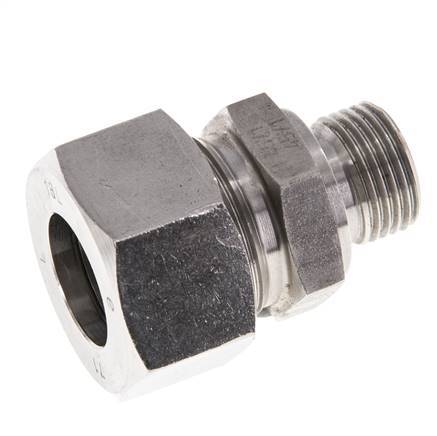 M18x1,5 Mâle x 18L Anneau de coupe droit en acier inoxydable 315 Barre DIN 2353