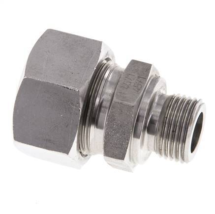 M18x1,5 Mâle x 18L Anneau de coupe droit en acier inoxydable 315 Barre DIN 2353