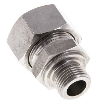 M18x1,5 Mâle x 18L Anneau de coupe droit en acier inoxydable 315 Barre DIN 2353