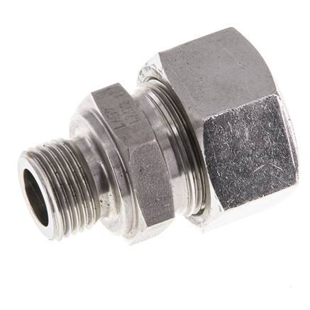 M18x1,5 Mâle x 18L Anneau de coupe droit en acier inoxydable 315 Barre DIN 2353