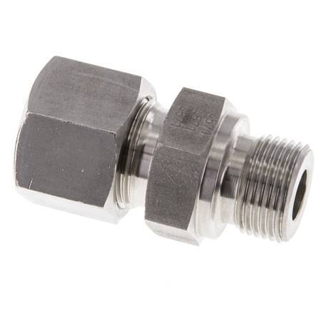 M20x1.5 Male x 14S Stainless steel Straight Cutting Ring 630 Bar DIN 2353