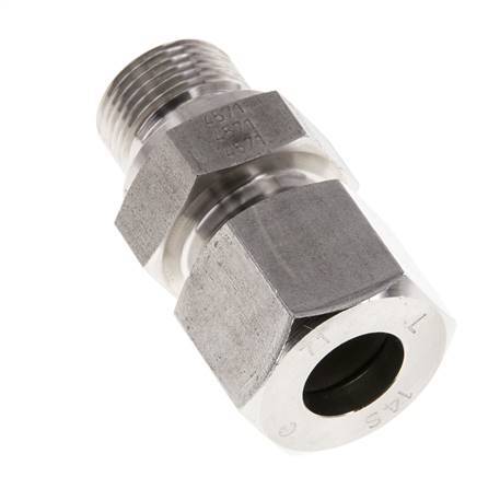 M20x1.5 Male x 14S Anneau de coupe droit en acier inoxydable 630 Bar DIN 2353