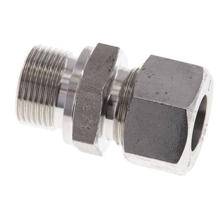 M22x1.5 Male x 15L Anneau de coupe droit en acier inoxydable 315 Bar DIN 2353