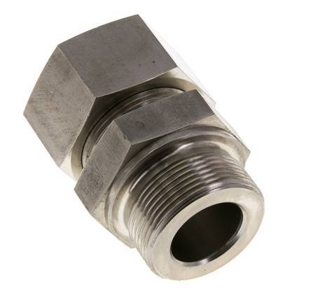 M42x2 Male x 30S Anneau de coupe droit en acier inoxydable 400 Bar DIN 2353