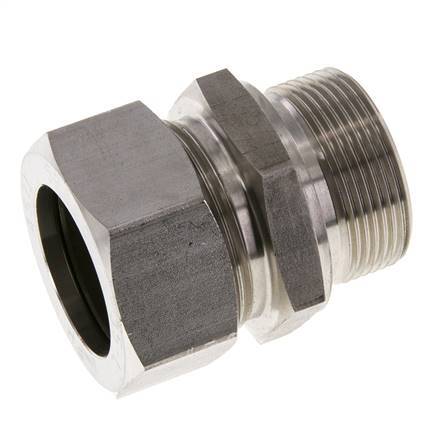 M42x2 Male x 35L Anneau de coupe droit en acier inoxydable 160 Bar DIN 2353