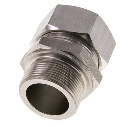 M42x2 Male x 35L Anneau de coupe droit en acier inoxydable 160 Bar DIN 2353