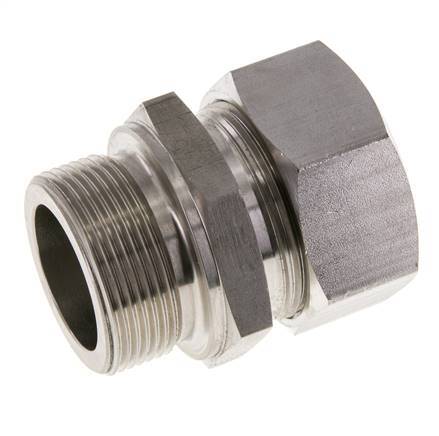 M42x2 Male x 35L Anneau de coupe droit en acier inoxydable 160 Bar DIN 2353