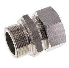 M42x2 Male x 35L Anneau de coupe droit en acier inoxydable 160 Bar DIN 2353