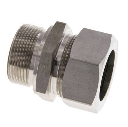 M42x2 Male x 35L Anneau de coupe droit en acier inoxydable 160 Bar DIN 2353