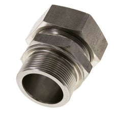 M48x2 Male x 42L Anneau de coupe droit en acier inoxydable 160 Bar DIN 2353