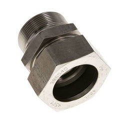 M48x2 Male x 42L Anneau de coupe droit en acier inoxydable 160 Bar DIN 2353