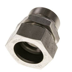 M48x2 Male x 42L Anneau de coupe droit en acier inoxydable 160 Bar DIN 2353