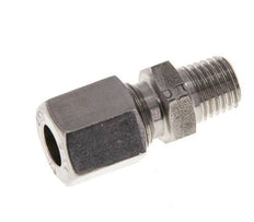 M8x1 Mâle x 6LL Anneau de coupe droit en acier inoxydable 100 Bar DIN 2353