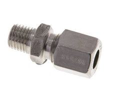 M8x1 Mâle x 6LL Anneau de coupe droit en acier inoxydable 100 Bar DIN 2353
