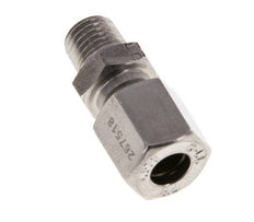 M8x1 Mâle x 6LL Anneau de coupe droit en acier inoxydable 100 Bar DIN 2353