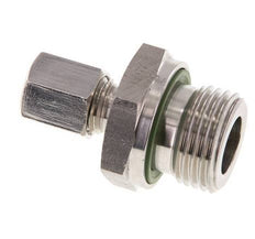 G 1/2'' mâle x 6L Bague coupante droite en acier inoxydable avec joint FKM 315 Bar DIN 2353
