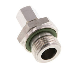 G 1/2'' mâle x 6L Bague coupante droite en acier inoxydable avec joint FKM 315 Bar DIN 2353