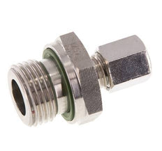 G 1/2'' mâle x 6L Bague coupante droite en acier inoxydable avec joint FKM 315 Bar DIN 2353