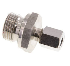 G 1/2'' mâle x 6L Bague coupante droite en acier inoxydable avec joint FKM 315 Bar DIN 2353