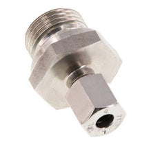 G 1/2'' mâle x 6L Bague coupante droite en acier inoxydable avec joint FKM 315 Bar DIN 2353