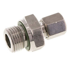 G 1/2'' mâle x 6S Bague coupante droite en acier inoxydable avec joint FKM 630 Bar DIN 2353