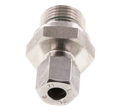 G 1/2'' mâle x 8L Bague coupante droite en acier inoxydable avec joint FKM 315 Bar DIN 2353
