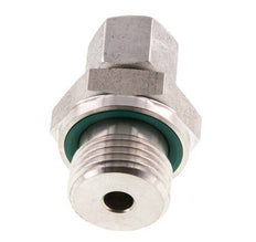 G 1/2'' mâle x 8L Bague coupante droite en acier inoxydable avec joint FKM 315 Bar DIN 2353