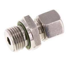 G 1/2'' mâle x 10S Bague coupante droite en acier inoxydable avec joint FKM 630 Bar DIN 2353