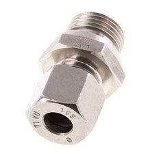 G 1/2'' mâle x 10S Bague coupante droite en acier inoxydable avec joint FKM 630 Bar DIN 2353