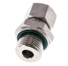 G 1/2'' mâle x 12L Anneau de coupe droit en acier inoxydable avec joint FKM 315 Bar DIN 2353